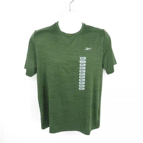 Reebok Men's Small Green Short Sleeve T-Shirt NWT - Picture 1 of 5
